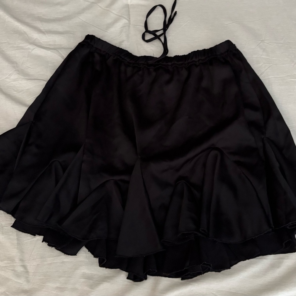 Umgee Black Pleat skirt Large